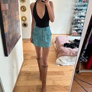 Denim Mini Skirt